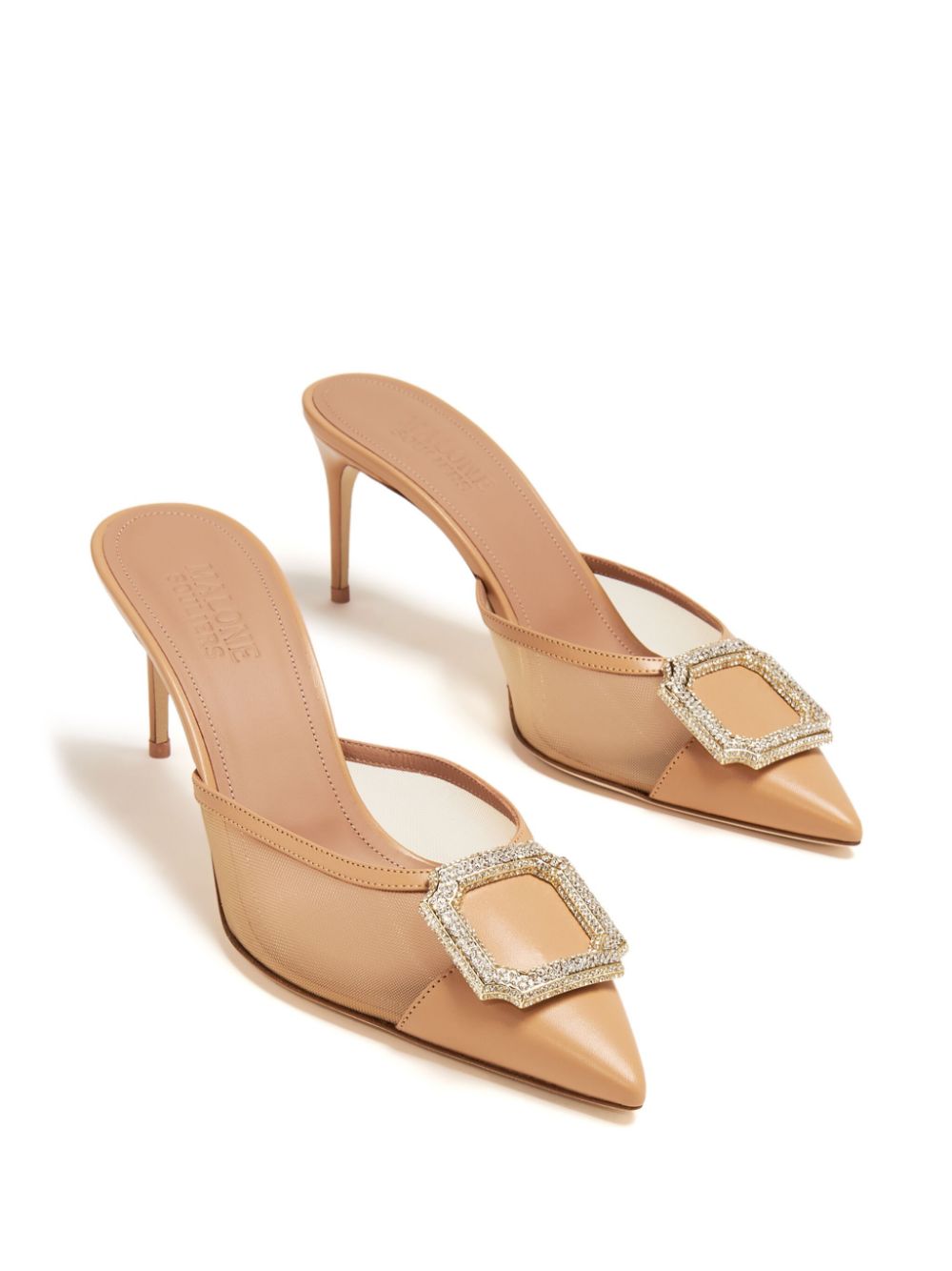 Malone Souliers Mona 70 mm muiltjes Beige