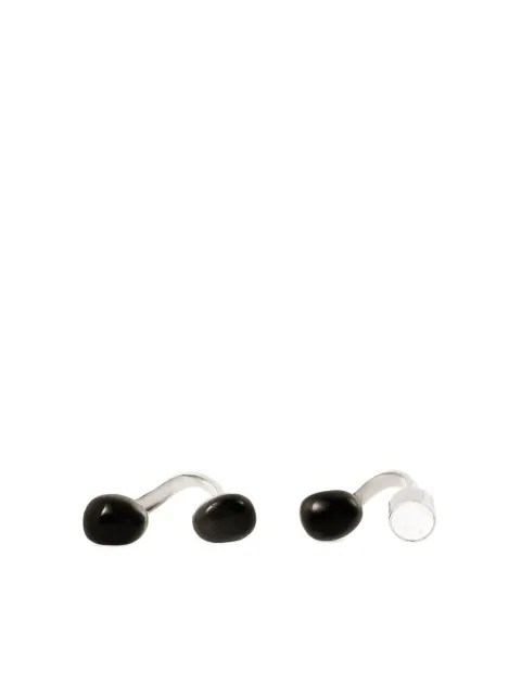 DRIES VAN NOTEN gemstone-embellished open ring set