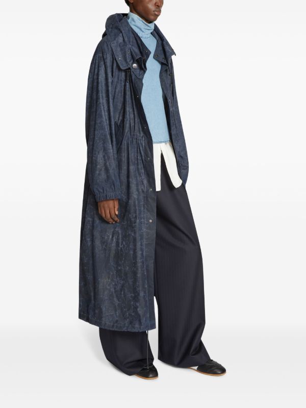 DRIES VAN NOTEN Lightweight zip-up Parka | Blue | FARFETCH AO