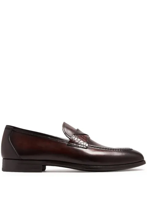 Magnanni leather loafers