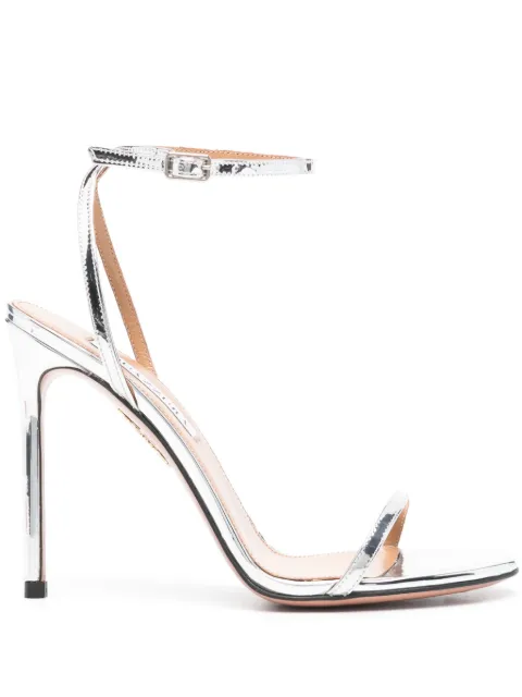 Why Aquazzura Olie 105mm metallic sandals Women is Setting Trends in the Market