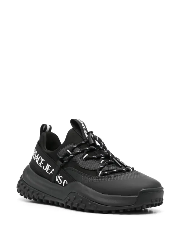 Versace Jeans Couture logo-embossed Sneakers | Black | FARFETCH