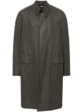 Canali classic-collar wool coat - Brown