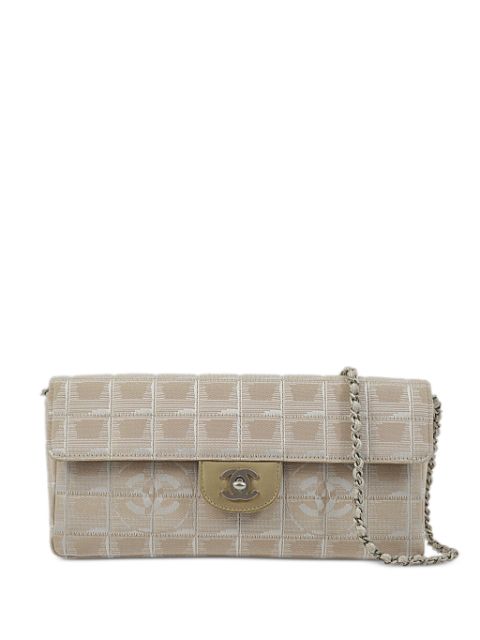 Cheap HOT SALE CHANEL 2000 East West Travel Line shoulder bag Women