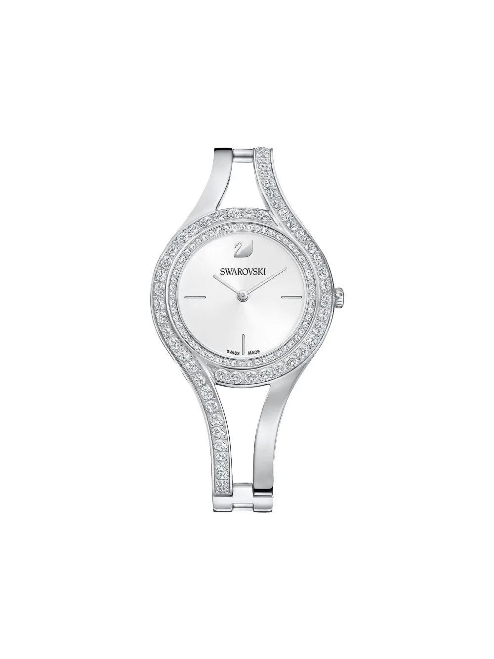 Swarovski エターナル 30mm 腕時計 - シルバートーン Swarovski エターナル 30mm 腕時計 - シルバートーン