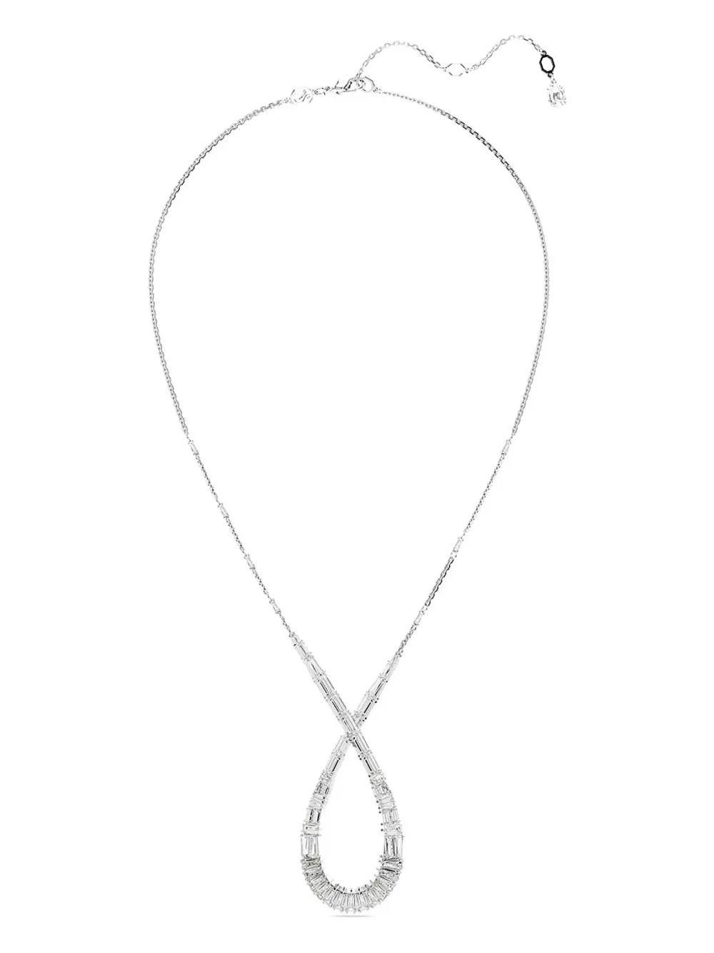 Swarovski クリスタル ネックレス - シルバートーン Swarovski クリスタル ネックレス - シルバートーン