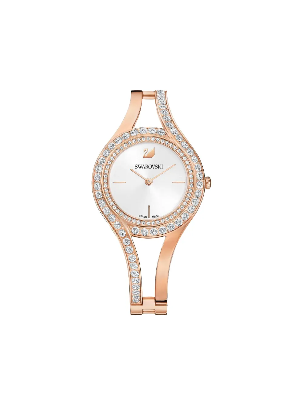 Swarovski エターナル 30mm 腕時計 - シルバートーン Swarovski エターナル 30mm 腕時計 - シルバートーン