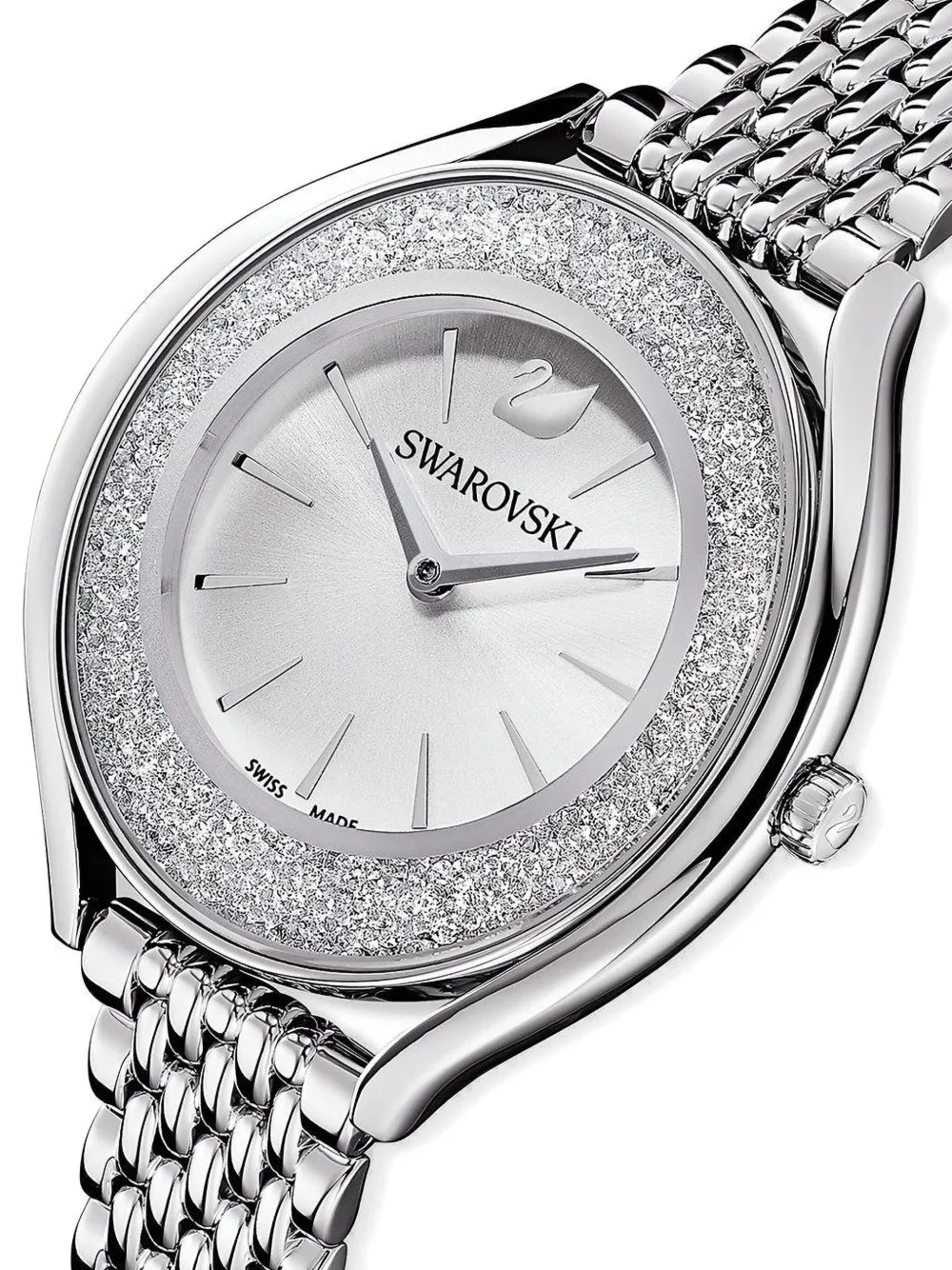 Swarovski Aura horloge - Zilver