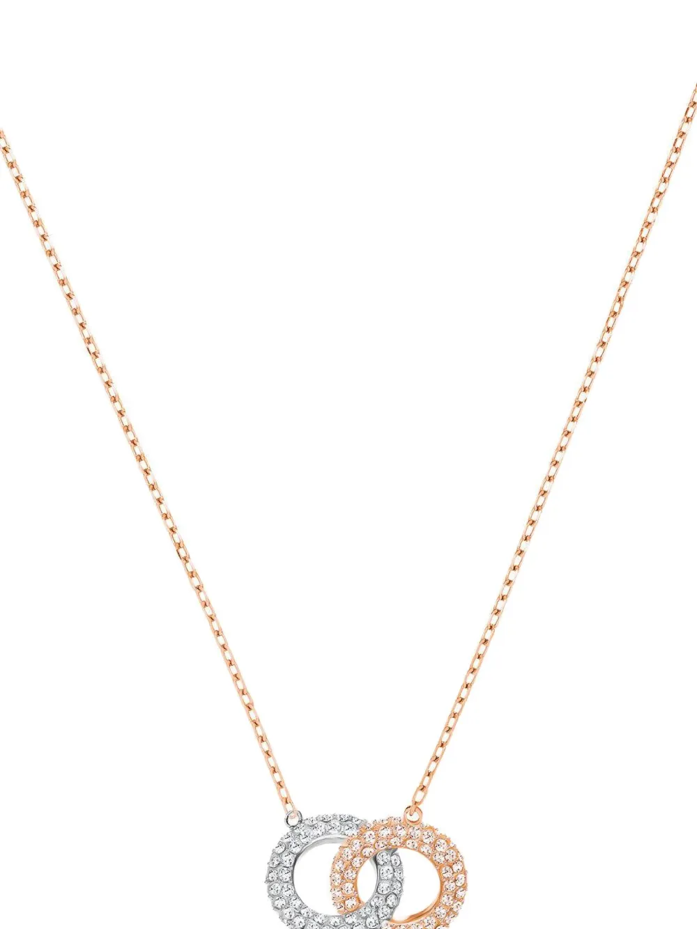 Swarovski Halsketting verfraaid met kristallen - Roze