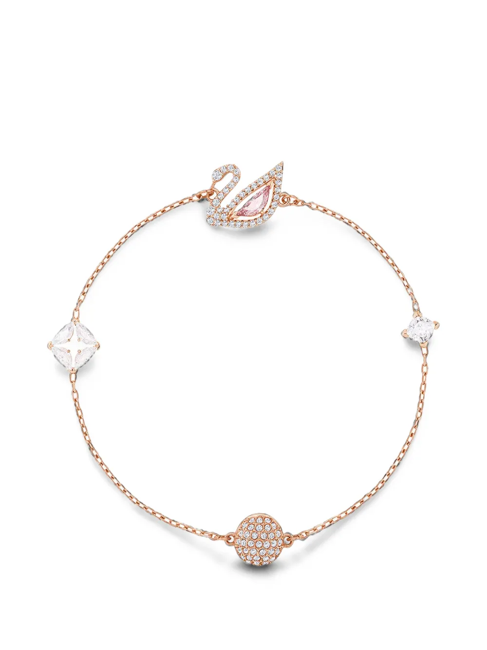 Swarovski Swan Swarovski crystal-embellished bracelet - Rosa