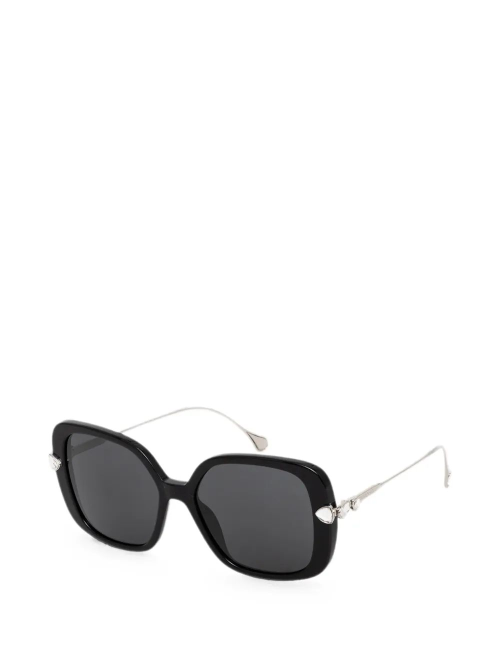 Swarovski Eyewear Zonnebril verfraaid met kristallen Zwart