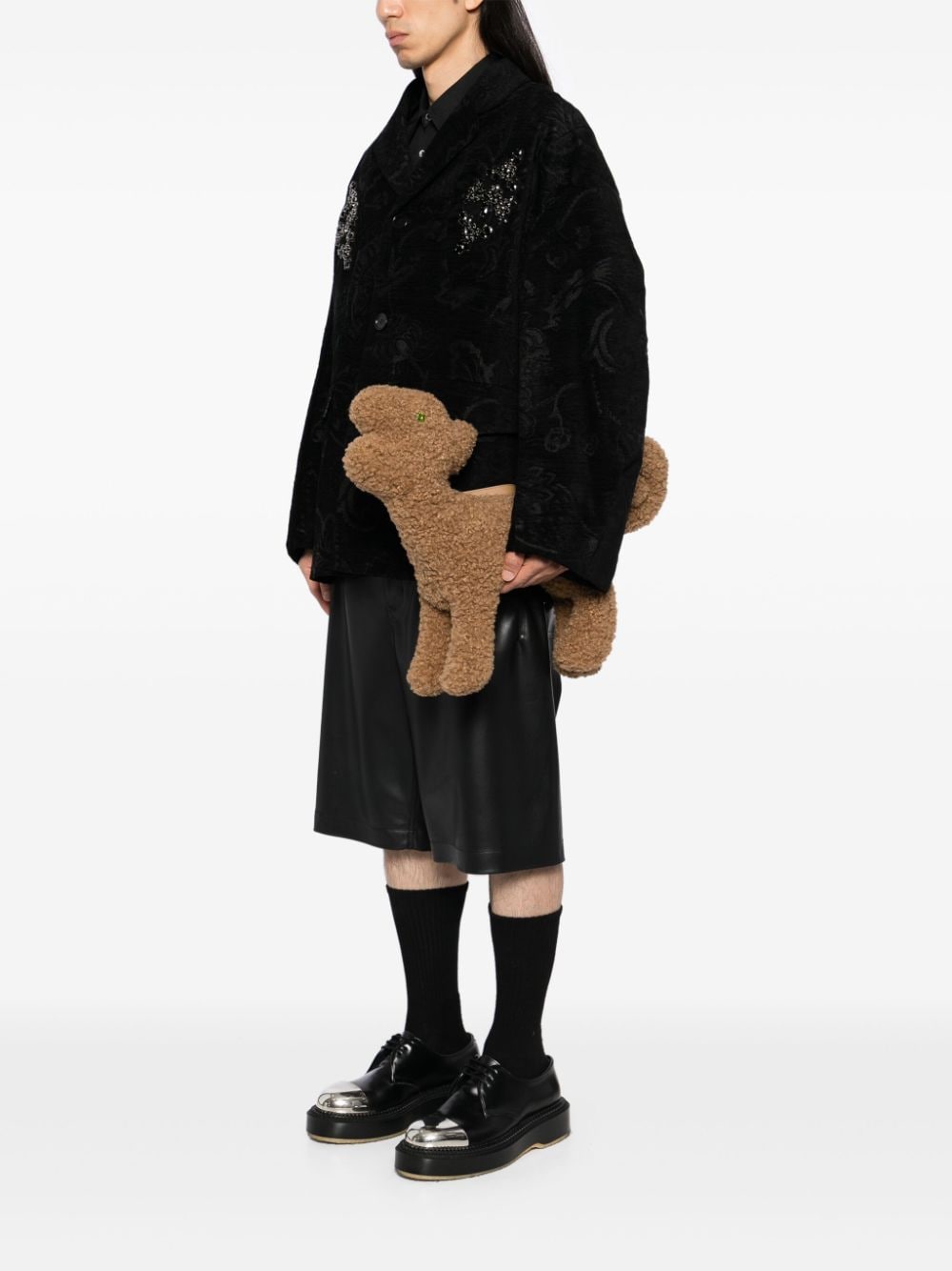 Simone Rocha Creature teddy clutch - Bruin