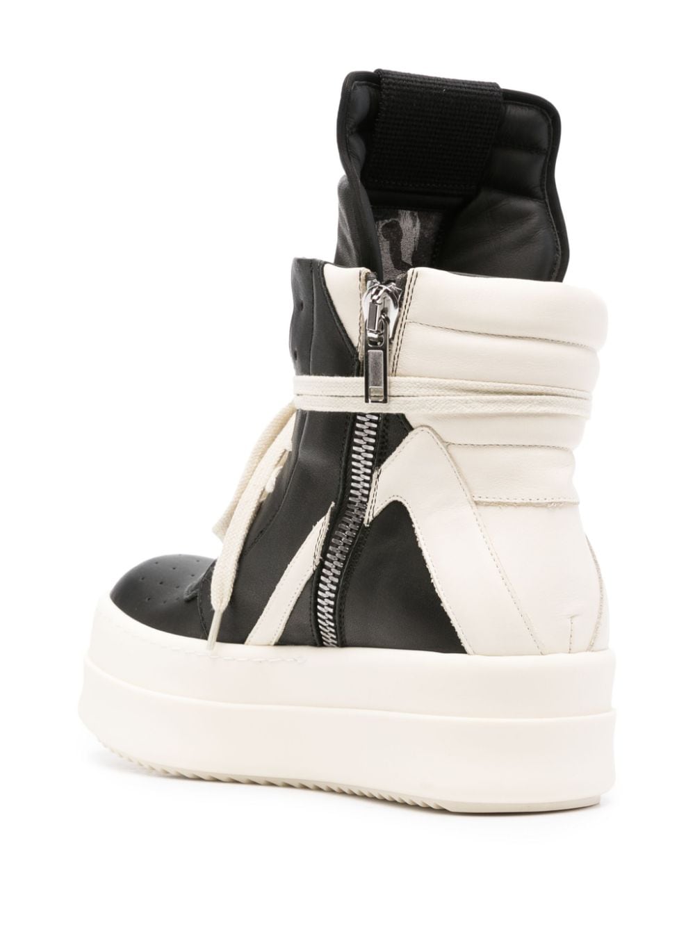 Rick Owens Mega Bumper leren sneakers Zwart