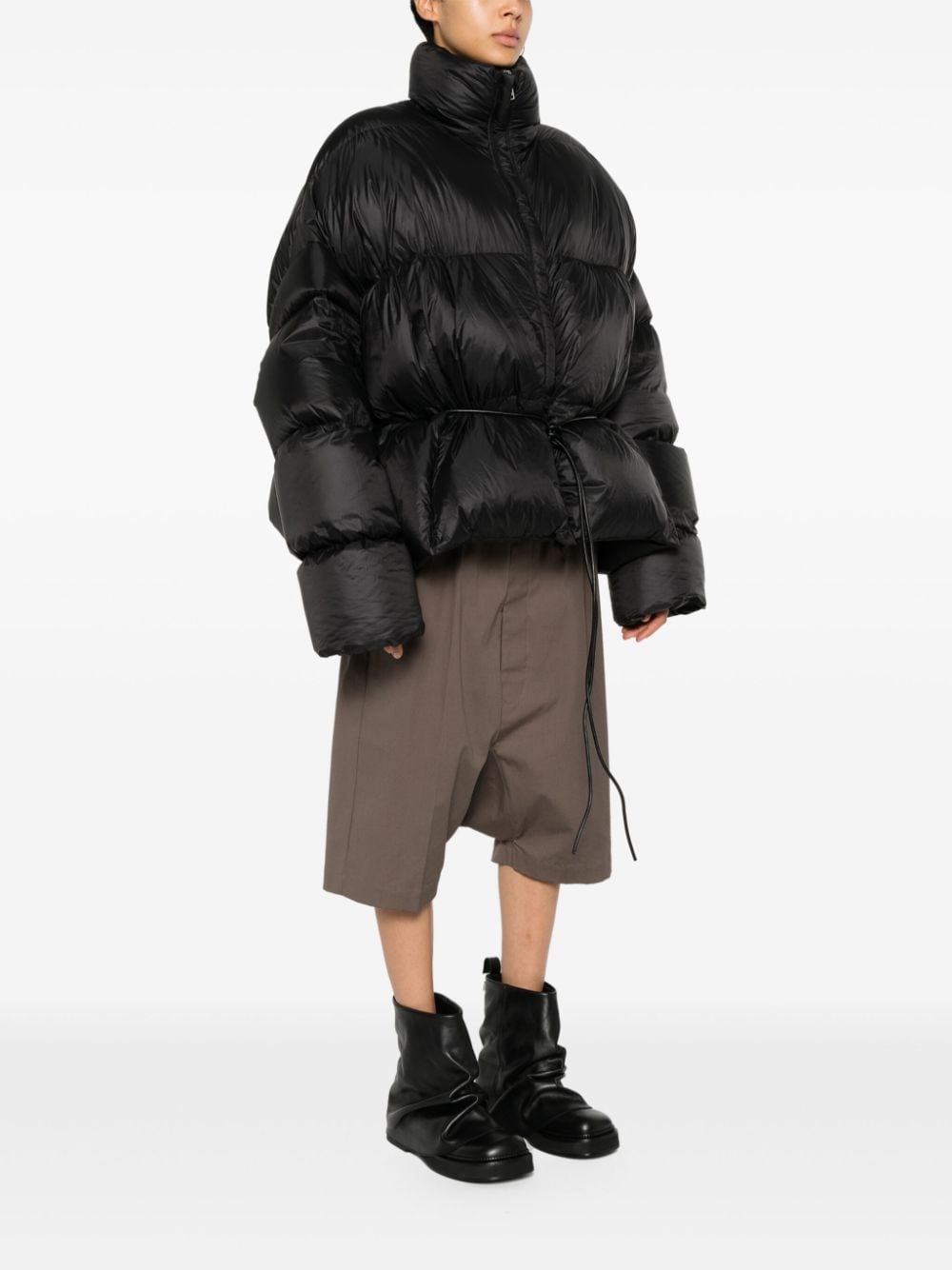 Shop Rick Owens Sail Down Jacket In Black