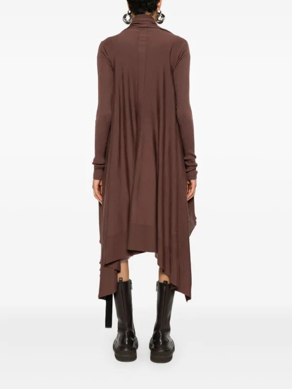 Rick Owens open-front Virgin Wool Cardigan | Brown | FARFETCH