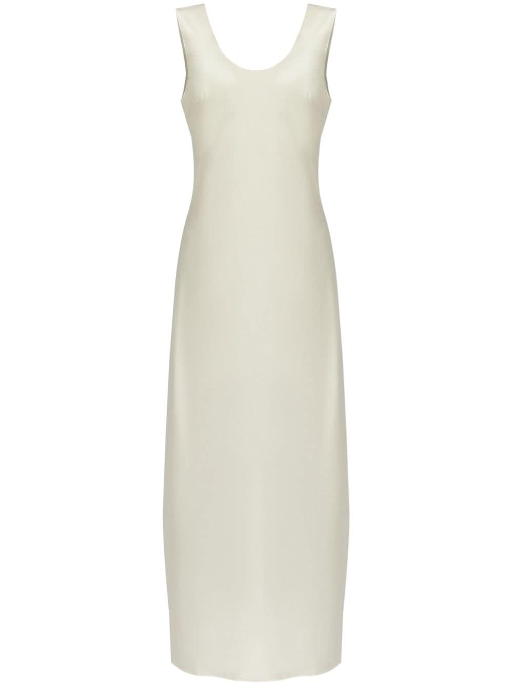 Samsoe & Samsoe Sasumma Midi Dress In Neutrals