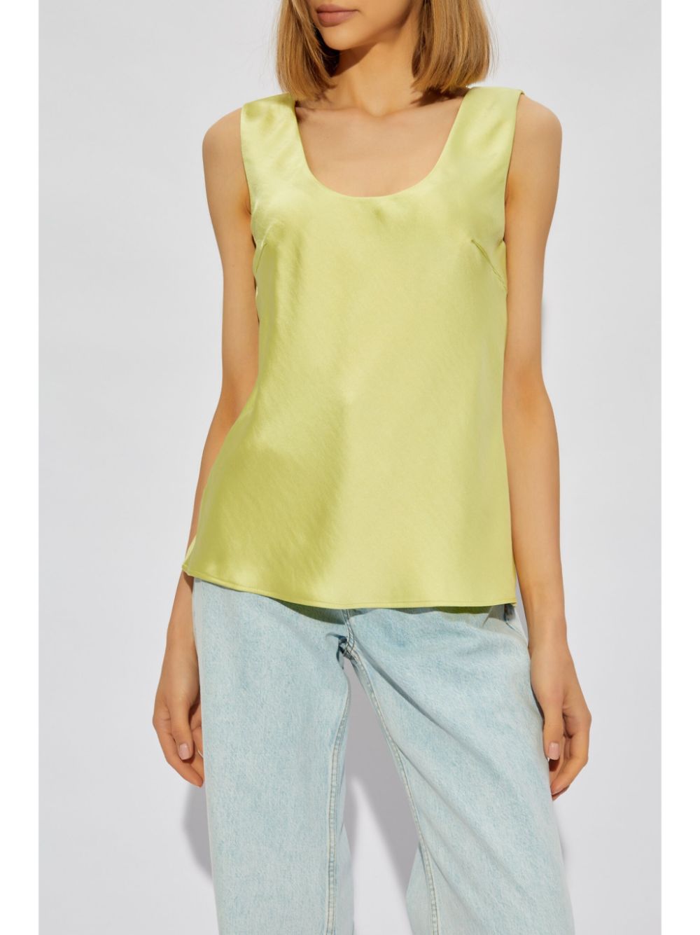 Shop Samsoe & Samsoe Sasumma Top In Green