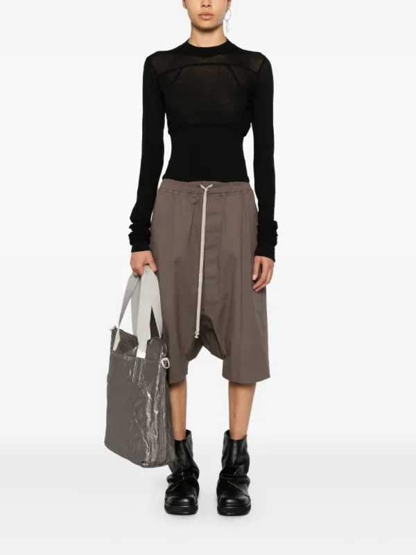 Rick Owens クロップド Tシャツ | ブラック | FARFETCH JP