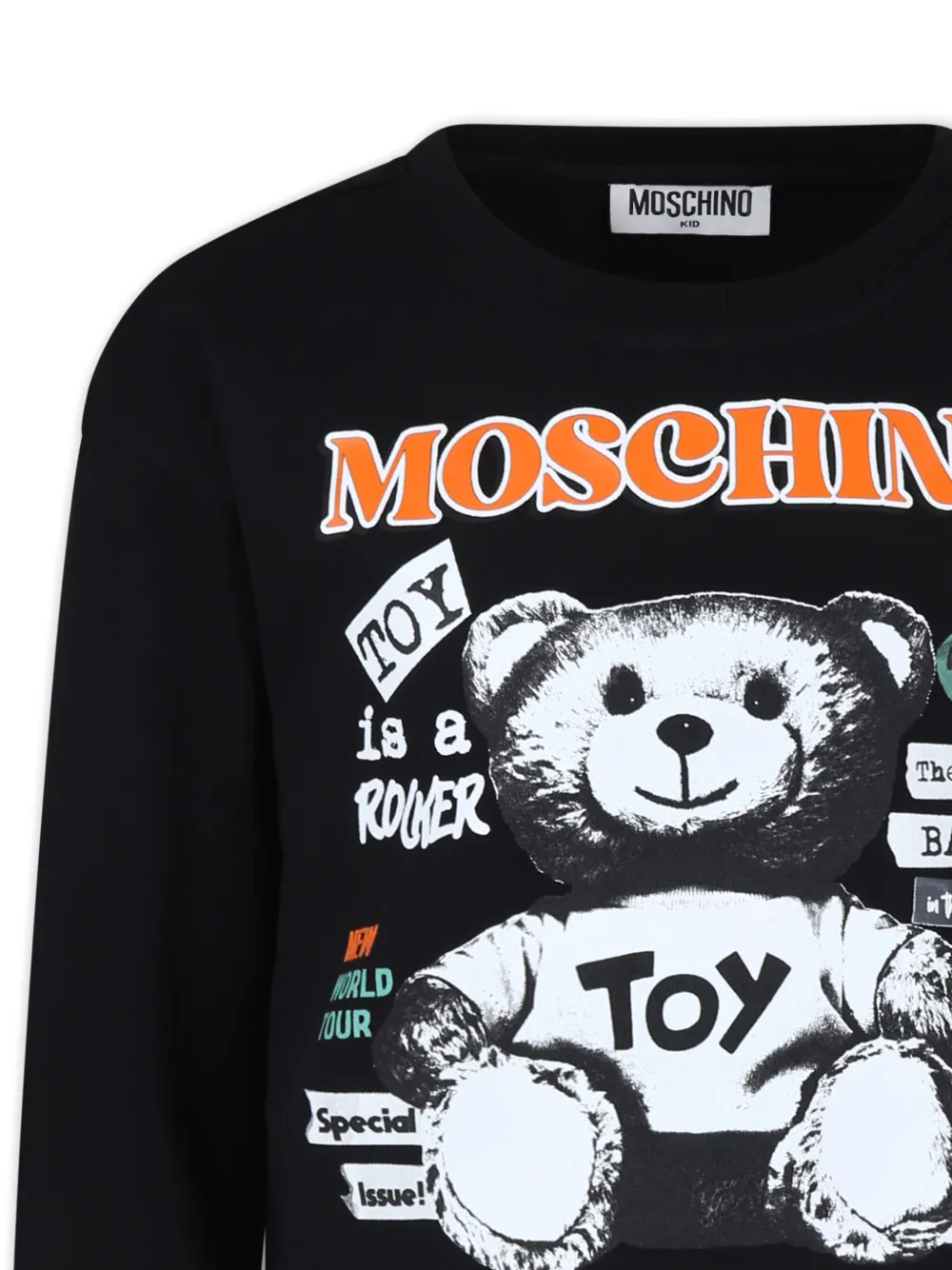 Moschino Kids Jurk Zwart