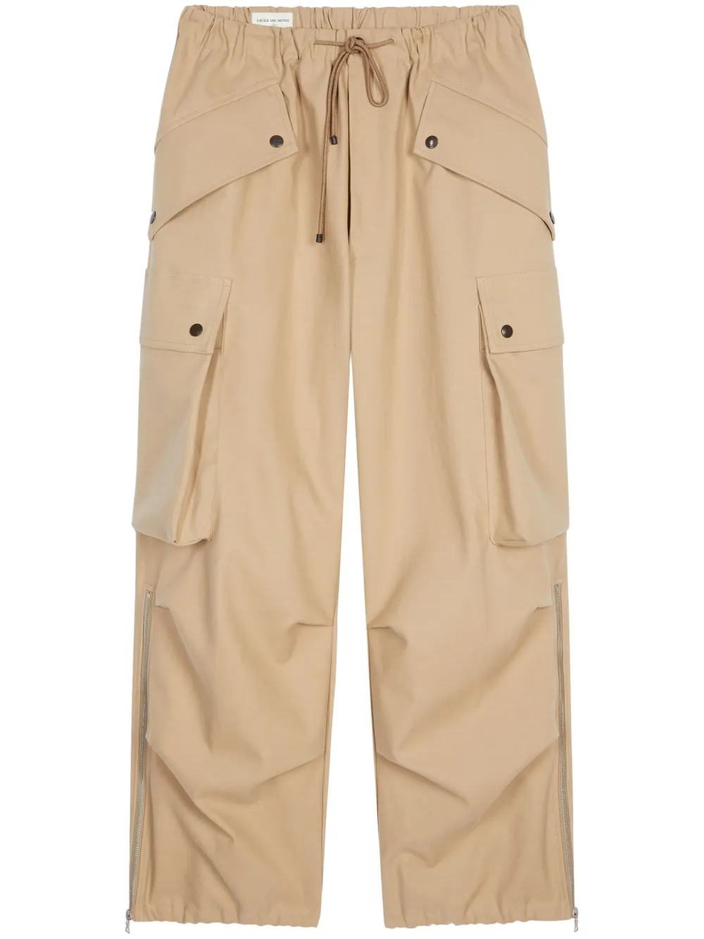 DRIES VAN NOTEN Cargo broek Beige