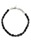 DRIES VAN NOTEN gemstone-embellished beaded necklace - Black