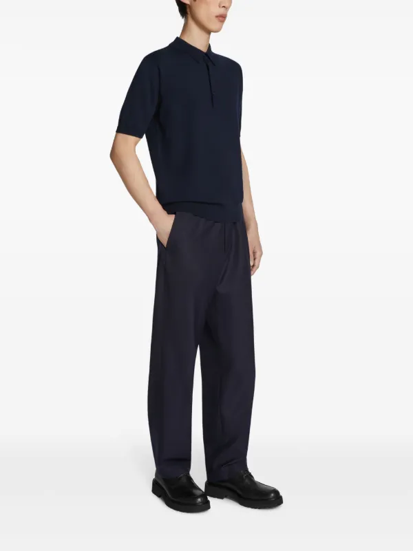 DRIES VAN NOTEN ショートスリーブ ポロシャツ | ブルー | FARFETCH JP