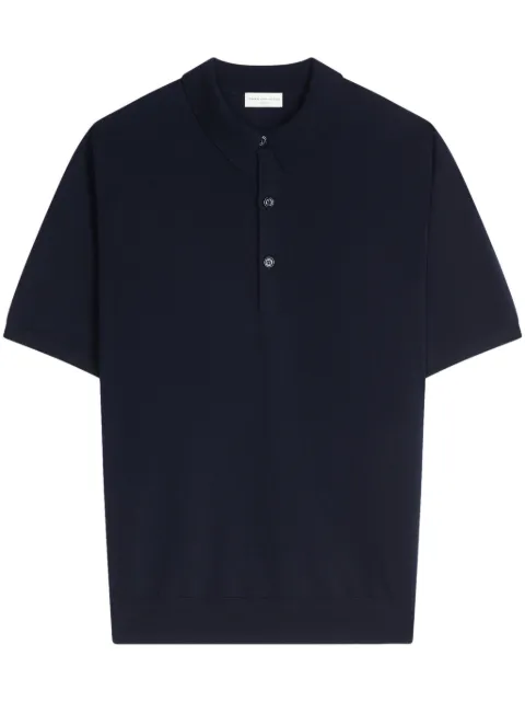 DRIES VAN NOTEN short-sleeve merino-wool polo shirt