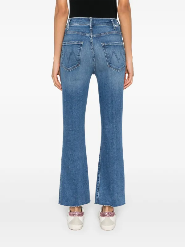 デニム・ジーパン Mother The Hustler Ankle Fray Blue Cotton Jeans The Hustler Ankle Fray - No Offense, But | MOTHER DENIM
