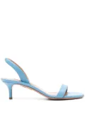 Aquazzura So Nude 50mm leather sandals - Blue