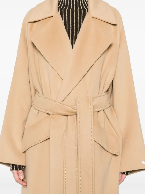 Sportmax Orense Belted Coat | Neutrals | FARFETCH