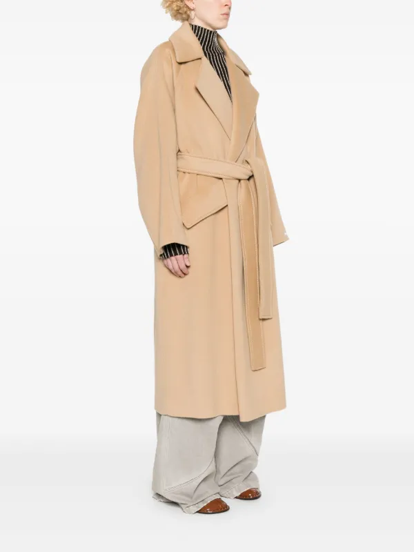 Sportmax Orense belted coat women Wool Cashmere 44 Neutrals