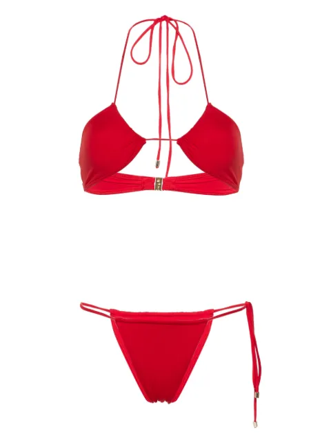 Manokhi bikini con cuello halter