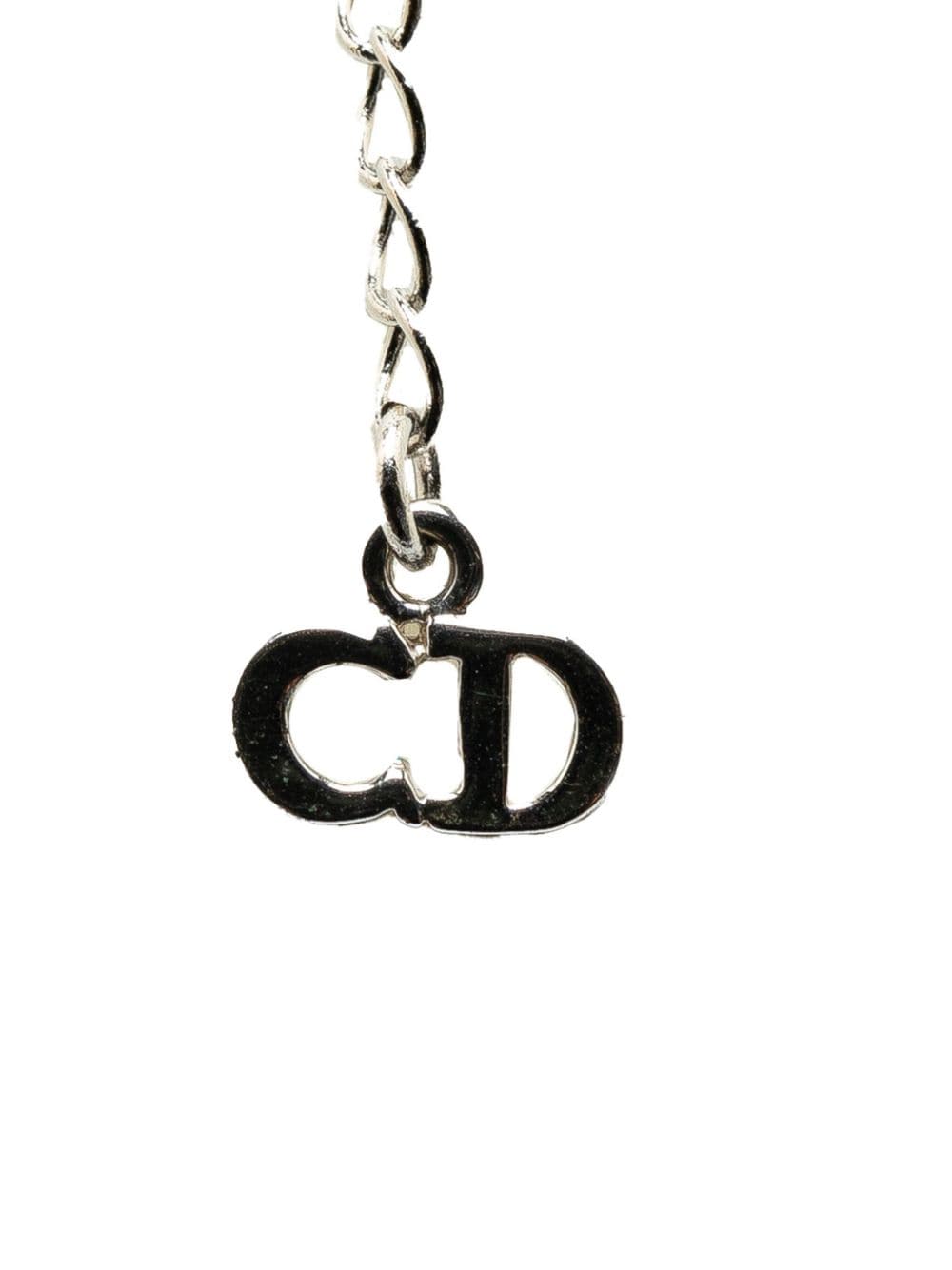 Christian Dior Pre-Owned 2000-2010 Halsketting met hanger - Zilver