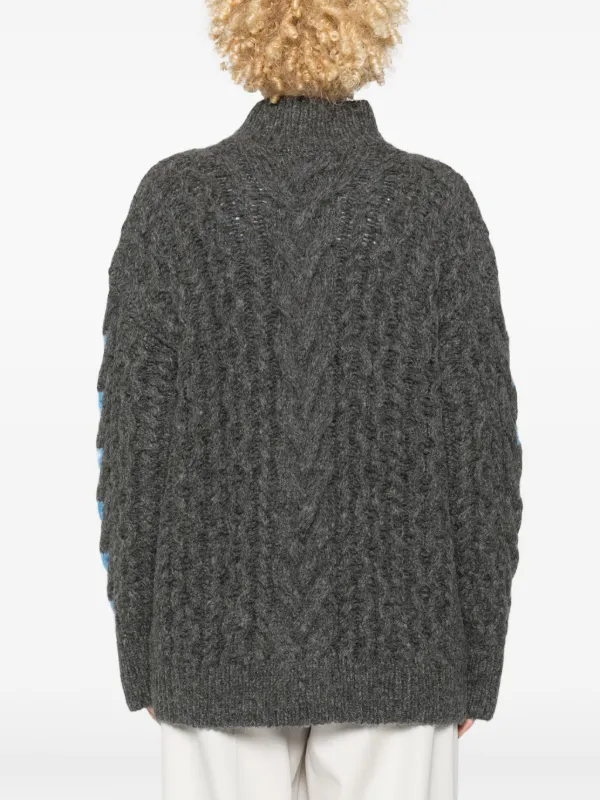 Stella McCartney ケーブルニット セーター | ブルー | FARFETCH JP
