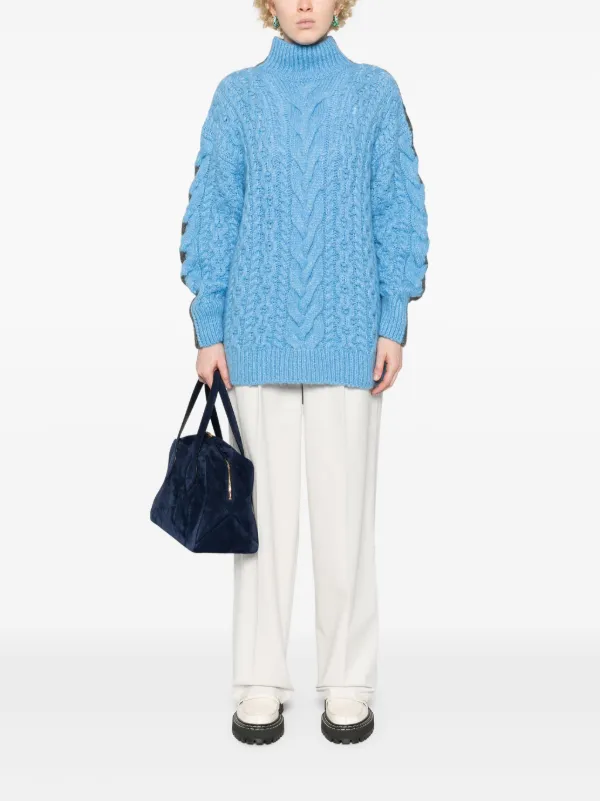 Stella McCartney - 新品 ステラマッカートニー　ケーブルニット セーター ウール アルパカ ニット Stella McCartney - 新品 ステラマッカートニー ケーブルニット