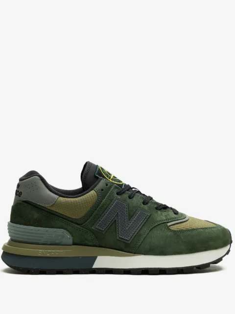 New Balance x Stone Island 574 Legacy "Dark Green" sneakers