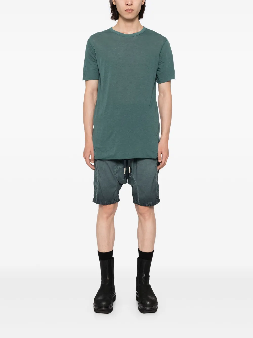borisbidjansaberi Boris Bidjan Saberi Bermuda shorts met trekkoord - Blauw