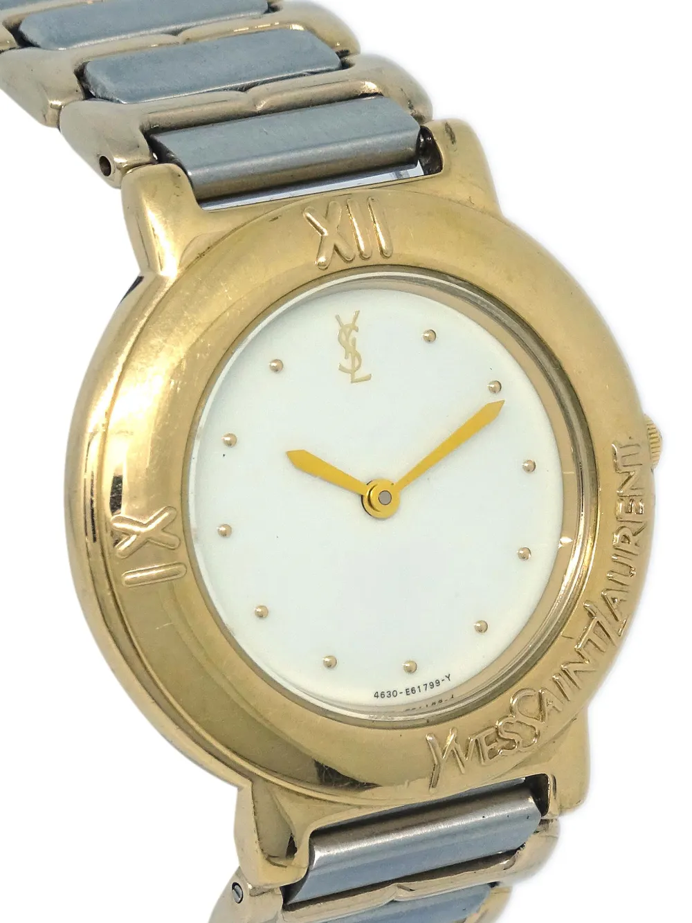 Saint Laurent Pre-Owned 1990-2000 pre-owned YSL horloge 32 mm - Wit