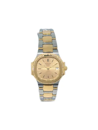 Patek Philippe 1980 1990s pre owned Nautilus 25mm Gold FARFETCH IE