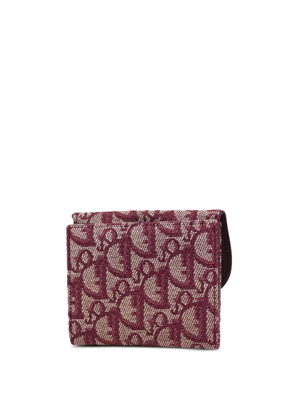 Christian Dior Pre-Owned 2002 Trotter Saddle compacte portemonnee - Rood