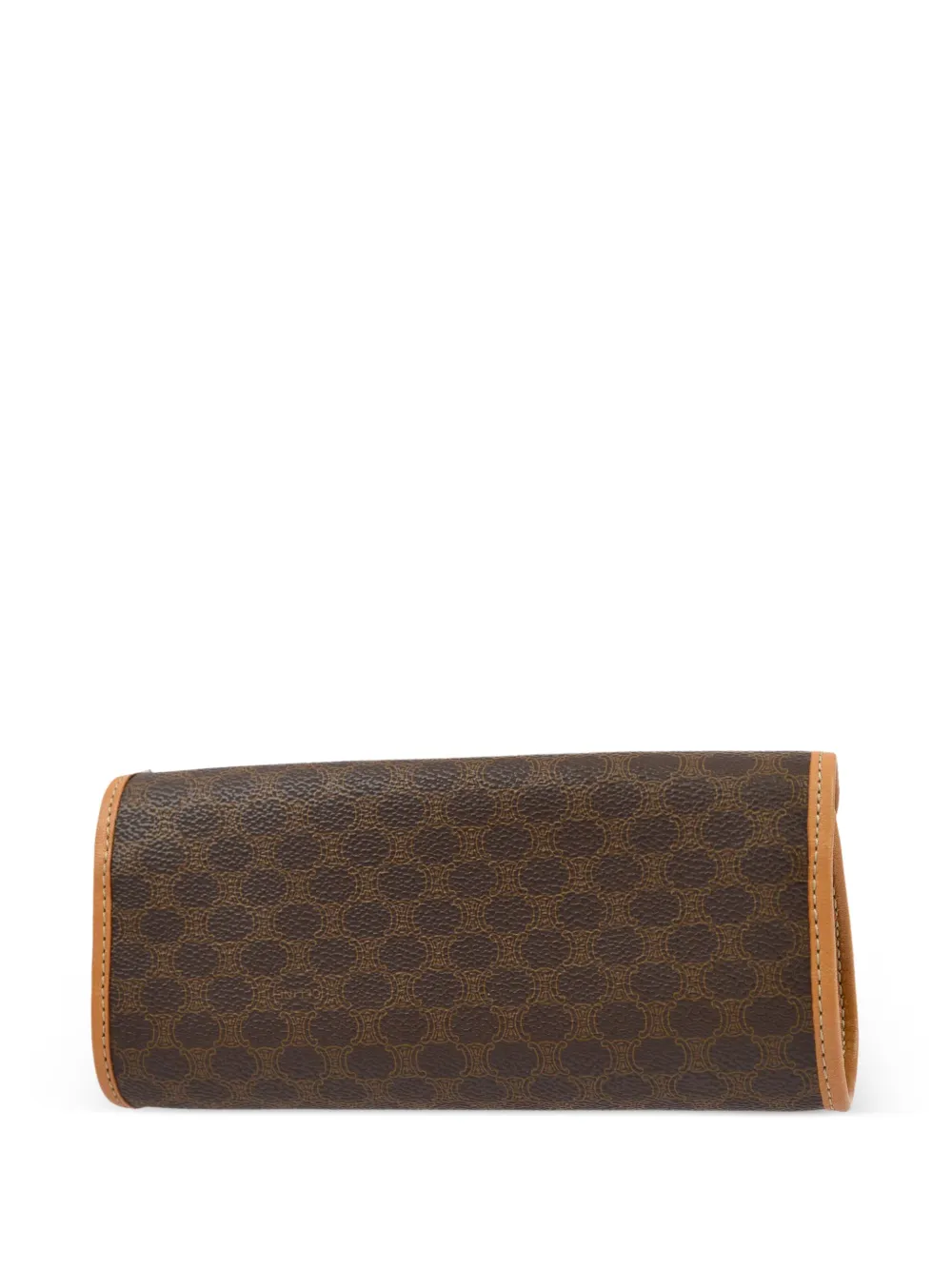 Céline Pre-Owned 1990-2000 Macadam Flap clutch - Bruin