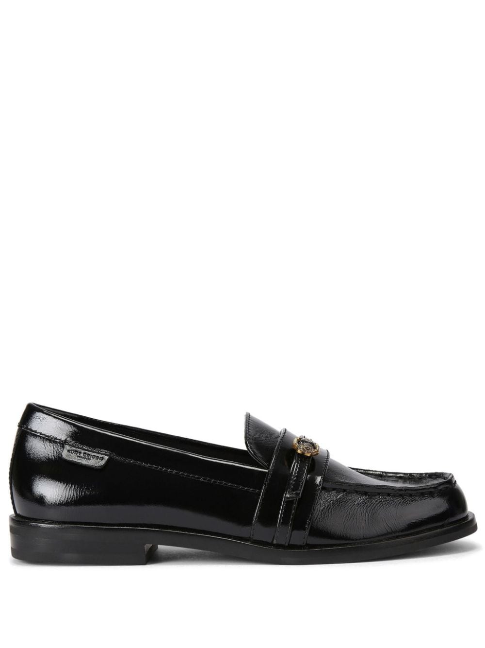 Shop Kurt Geiger Mayfair Loafers In Black