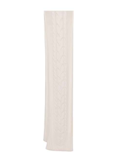 'S Max Mara cable-knit rib-trim scarf Women