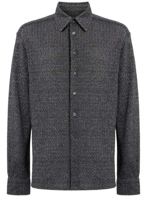Missoni metallic-threading ribbed shirt