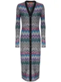 Missoni Patterned knitted coat - Black