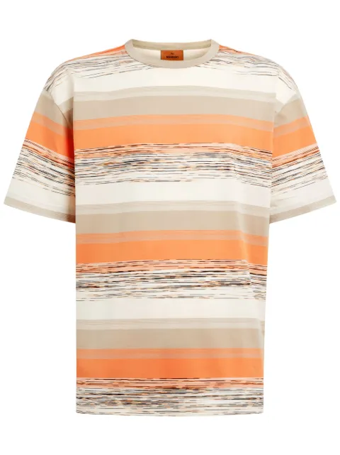 Missoni t-shirt en coton à rayures