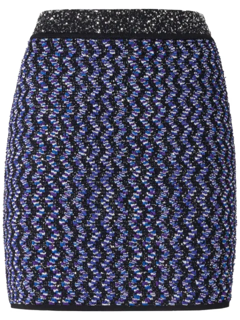 Missoni zigzag lamé mini skirt