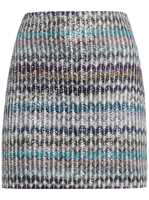 Missoni Zigzag sequin mini skirt