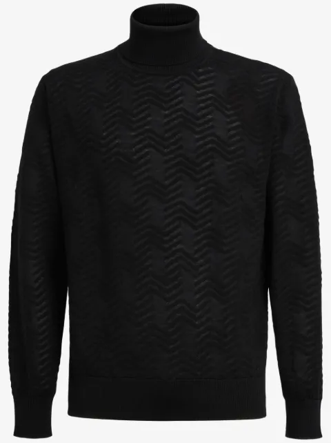 Missoni Suéter gola alta chevron