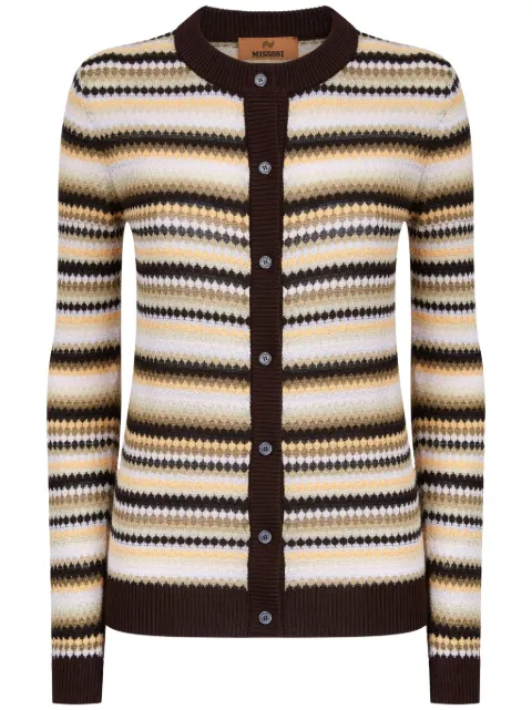 Missoni contrasting-trim striped cardigan